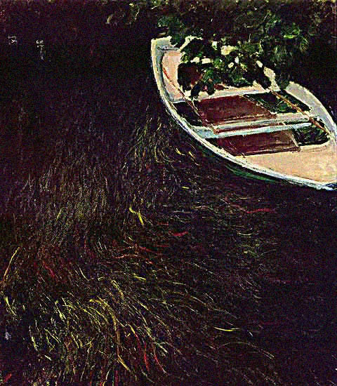 Claude Monet-Empty Boat