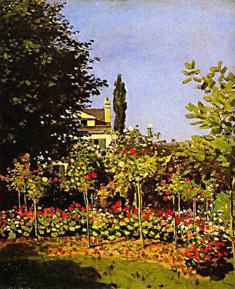 Claude Monet-Garden in Bloom