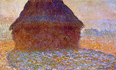 Claude Monet-Grainstack in the Sunlight