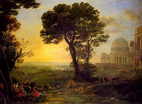 Claude Lorrain-Landscape With A Procession To Delphi