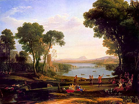 Claude Lorrain-Landscape With Dancing Figures