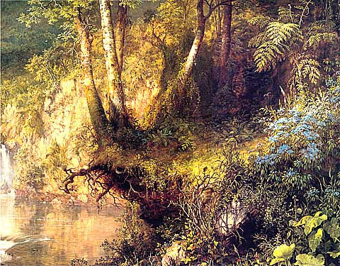 Edwin Church-Hart Of The Andes (Detail)