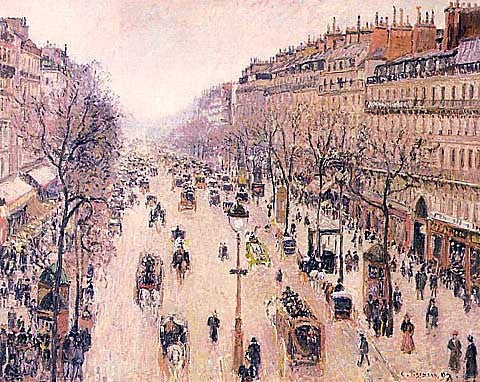 Camille Pissarro-Boulevard Montmartre Morning
