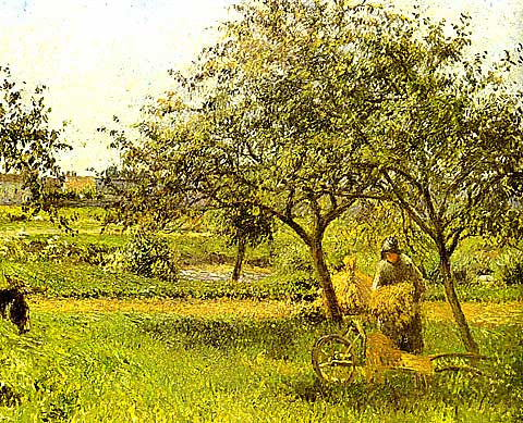Camille Pissarro-The Wheelbarrow