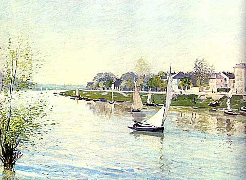 Alfred Sisley-The seine at Argenteuil