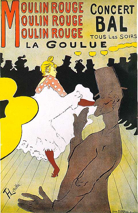 Henri de Toulouse Lautrec-Moulin Rouge Poster