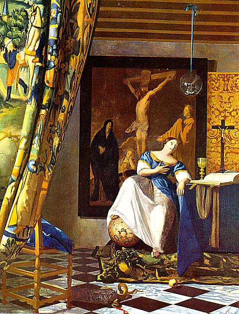 Jan Vermeer-Allegory Of The New Testament
