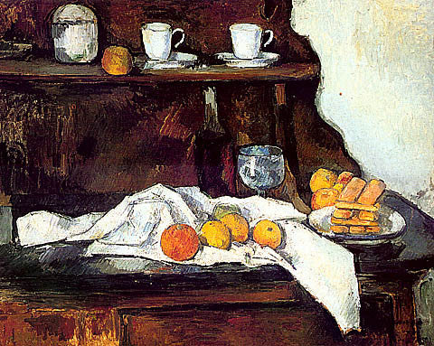 Paul Cezanne-The Buffet