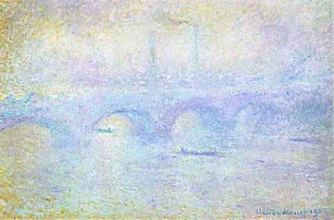 Claude Monet-Waterloo Bridge Fog Effect