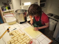 Sandy cutting soap