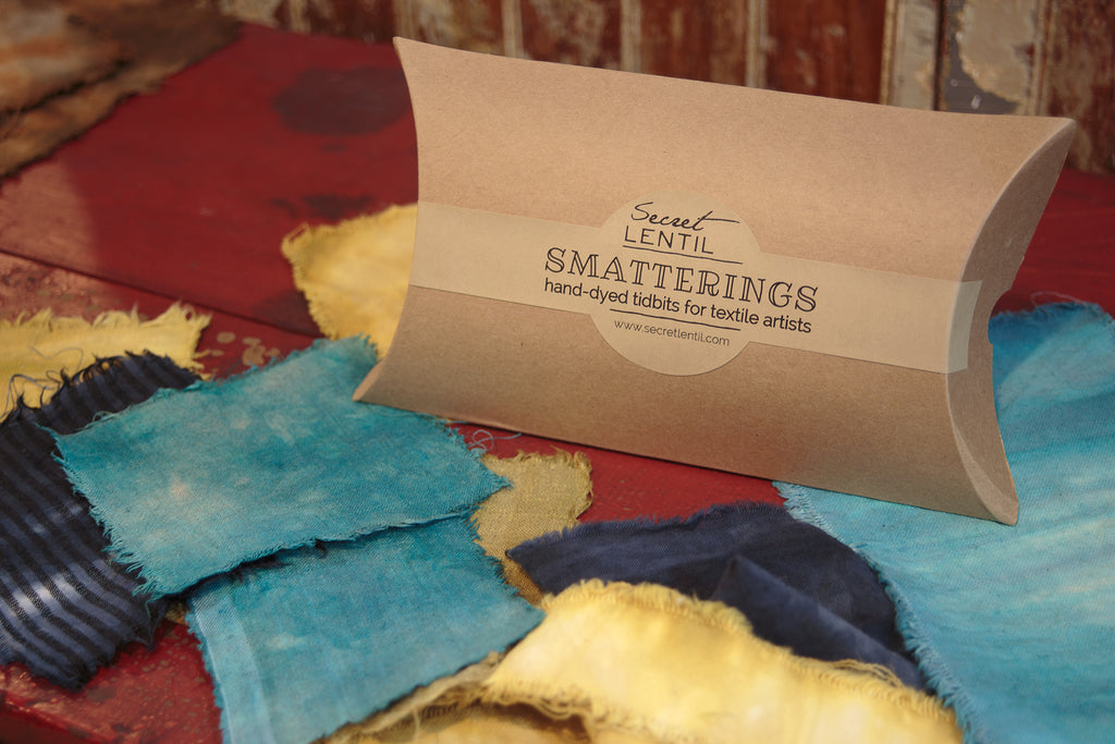 smatterings - hand-dyed tidbits for textile artists from Secret Lentil