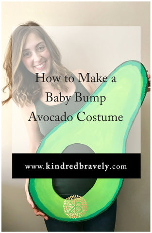 How to Make a Baby Bump Avocado Costume