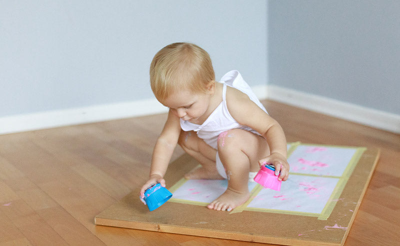 messy gender reveal, paint fight gender reveal, use silly string as a cleaner alternative