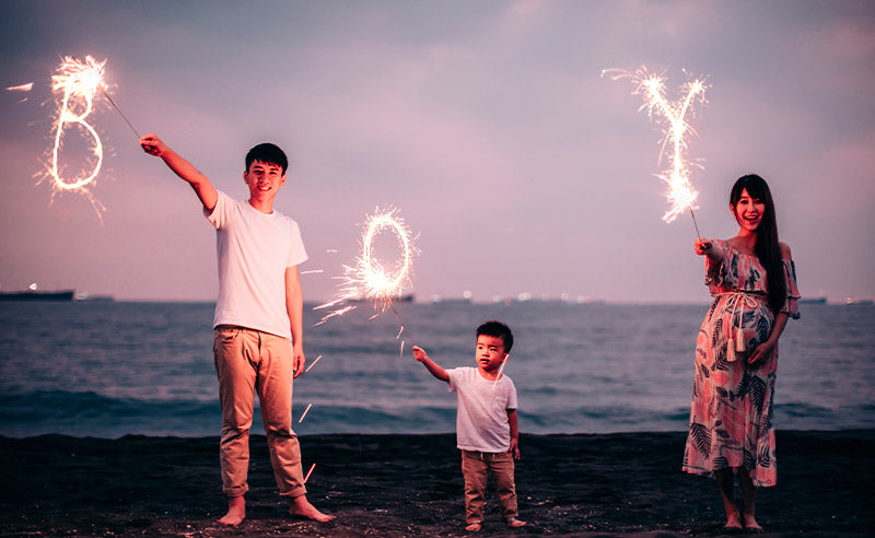 sparklers for gender reveal