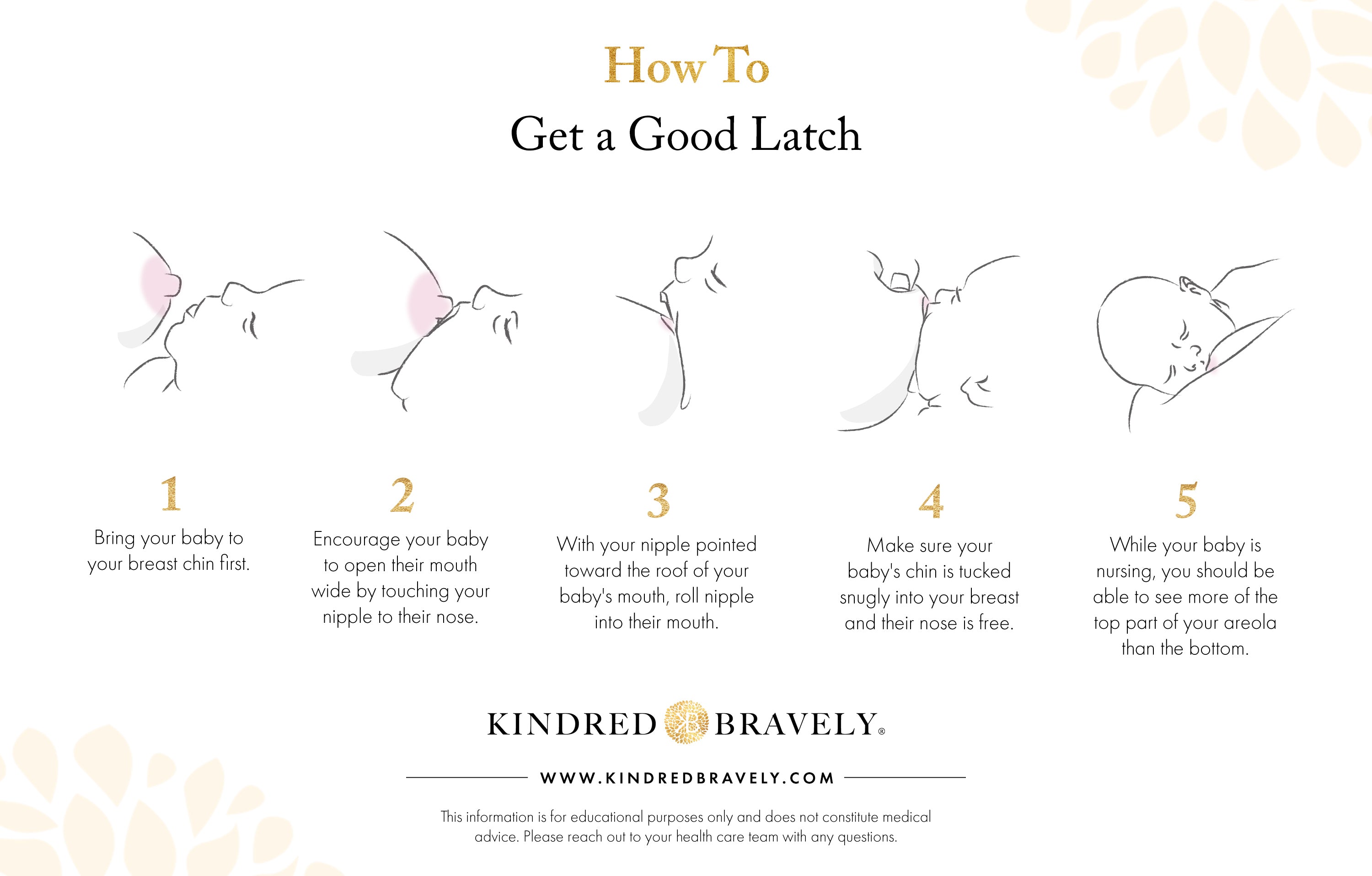 how to get a good latch, latching tips
