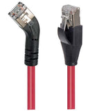 Red 45 Degree Ethernet Cable