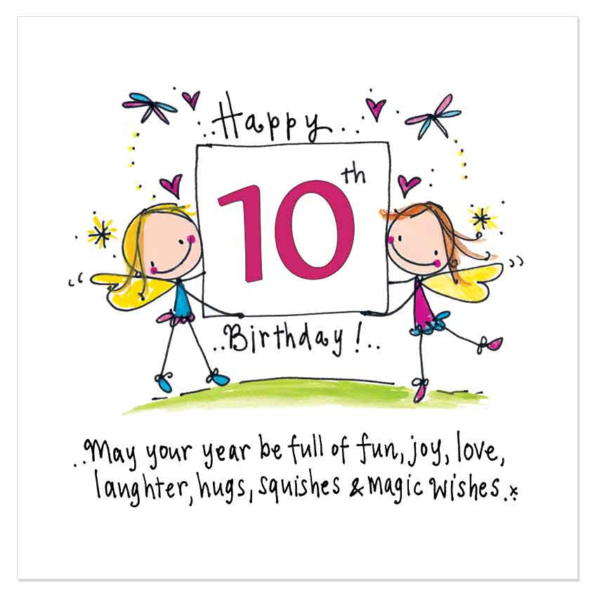 Happy Birthday Message To A 10 Year Old Girl