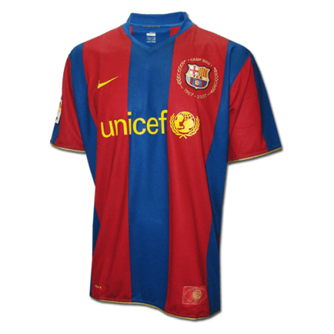 Barcelona 2007 Home Retro Men Soccer 