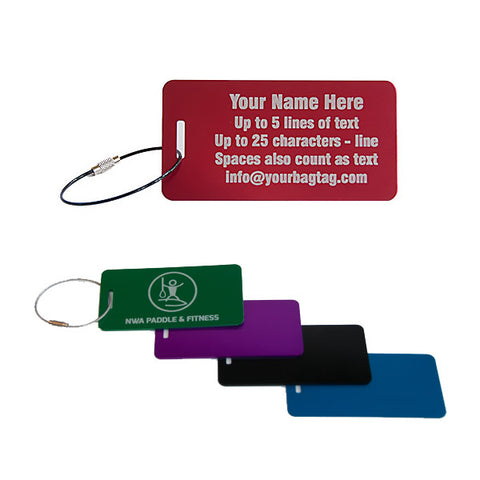 Custom Engraved Aluminum Metal Tags