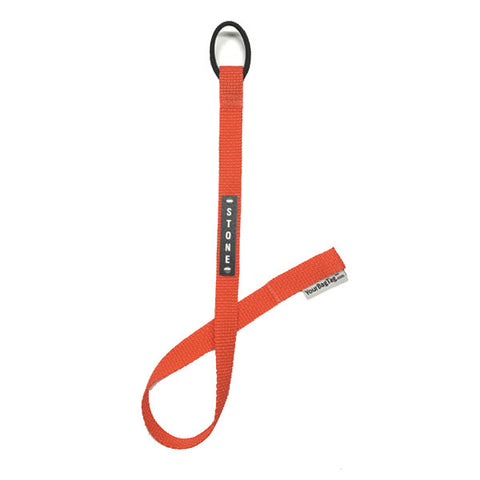 Laser Name Plate Orange YourZipTag wetsuit zipper pull