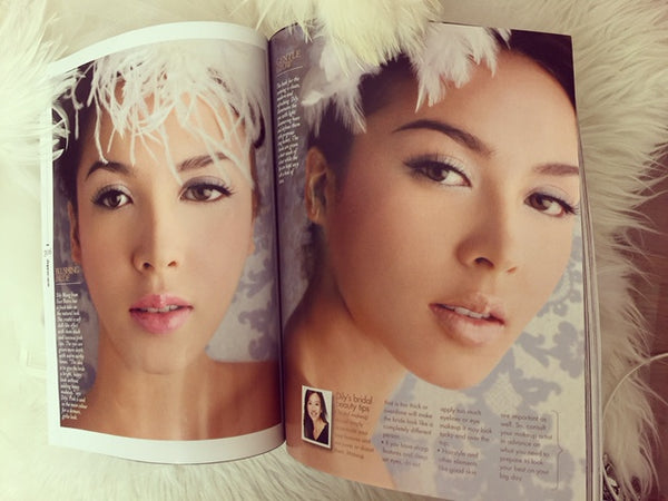 Gioielli's Bridal Headpiece as featured in Style: Weddings Singapore Issue 13 (SKU0311).