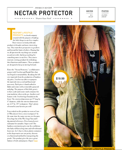 nectar protector write up in dope magazine
