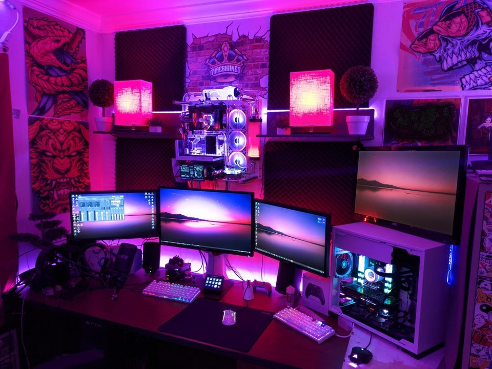 Nice Gaming Room Setup Company With Cozy Design