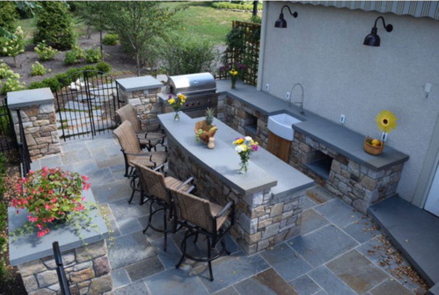 Outdoor Kitchen Design Tips The Original Granite Bracket