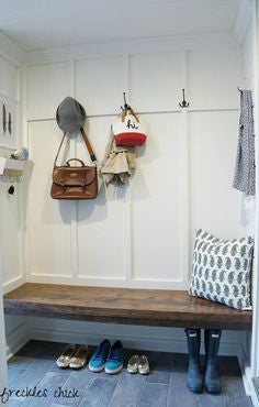 The rainy days of summer... can have your house in need of a Mudroom