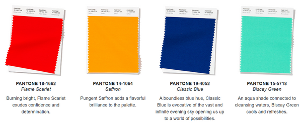 Pantone Spring/Summer 2020 Colors