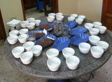 Coffee cups ready to fill