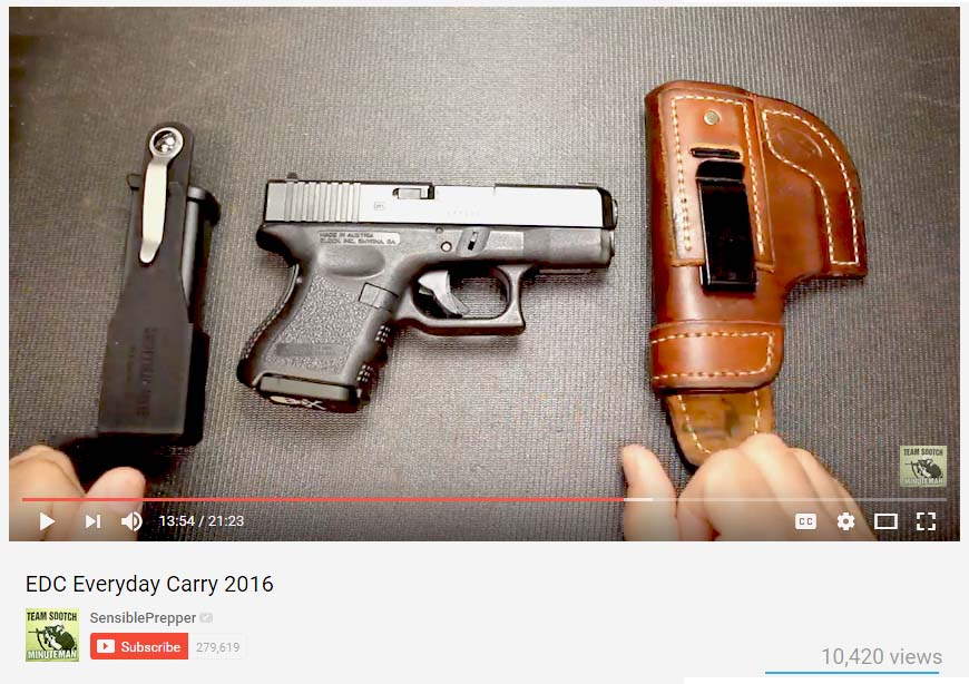 ExtraCarry for Glock 19 - Everyday Prepper Gear - Sensible Prepper