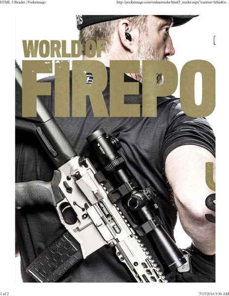 FirePower Magazine Cover - ExtraCarry Mag Pouch - Chris Sajnog for his Glock 36