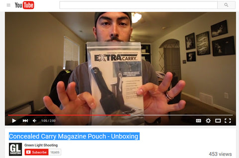 ExtrCarry Mag Pouch - Unboxing the Springfield XDS 45 Mag Holder