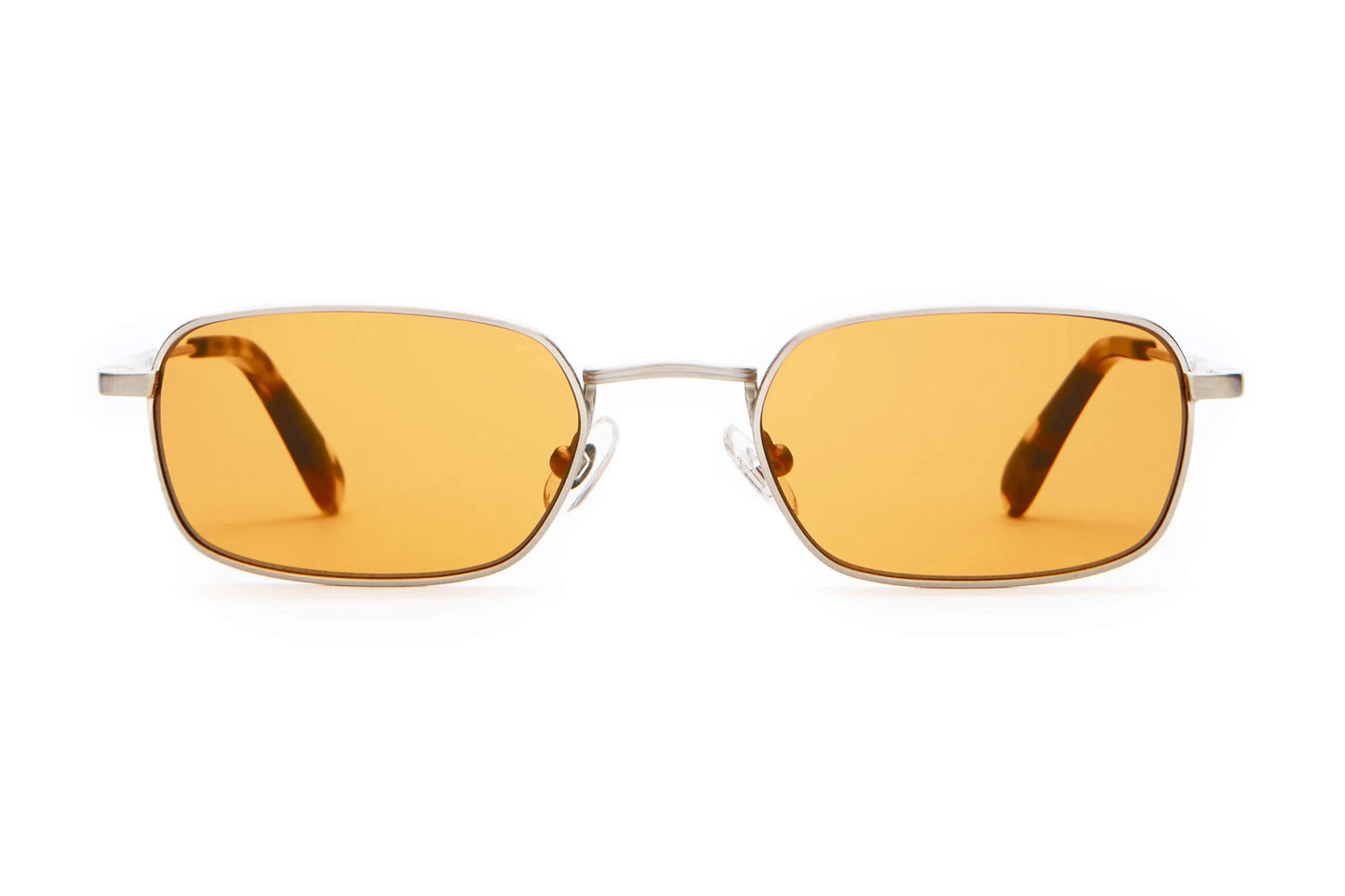crap eyewear / the nu bloom - brushed silver & jaguar tortoise
