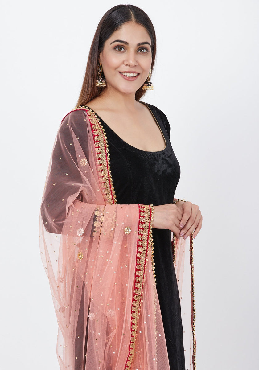 black velvet anarkali