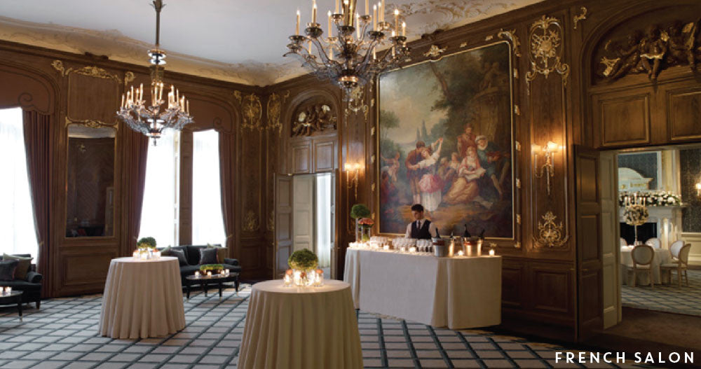 Claridge's French Salon wedding reception