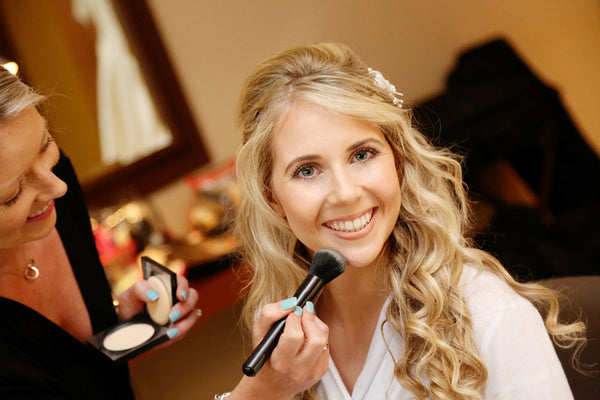 Camilla J Collins wedding hair and makeup