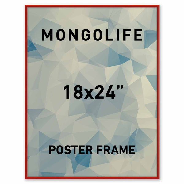 18 x 24 Red Poster Frame - Profile: #15