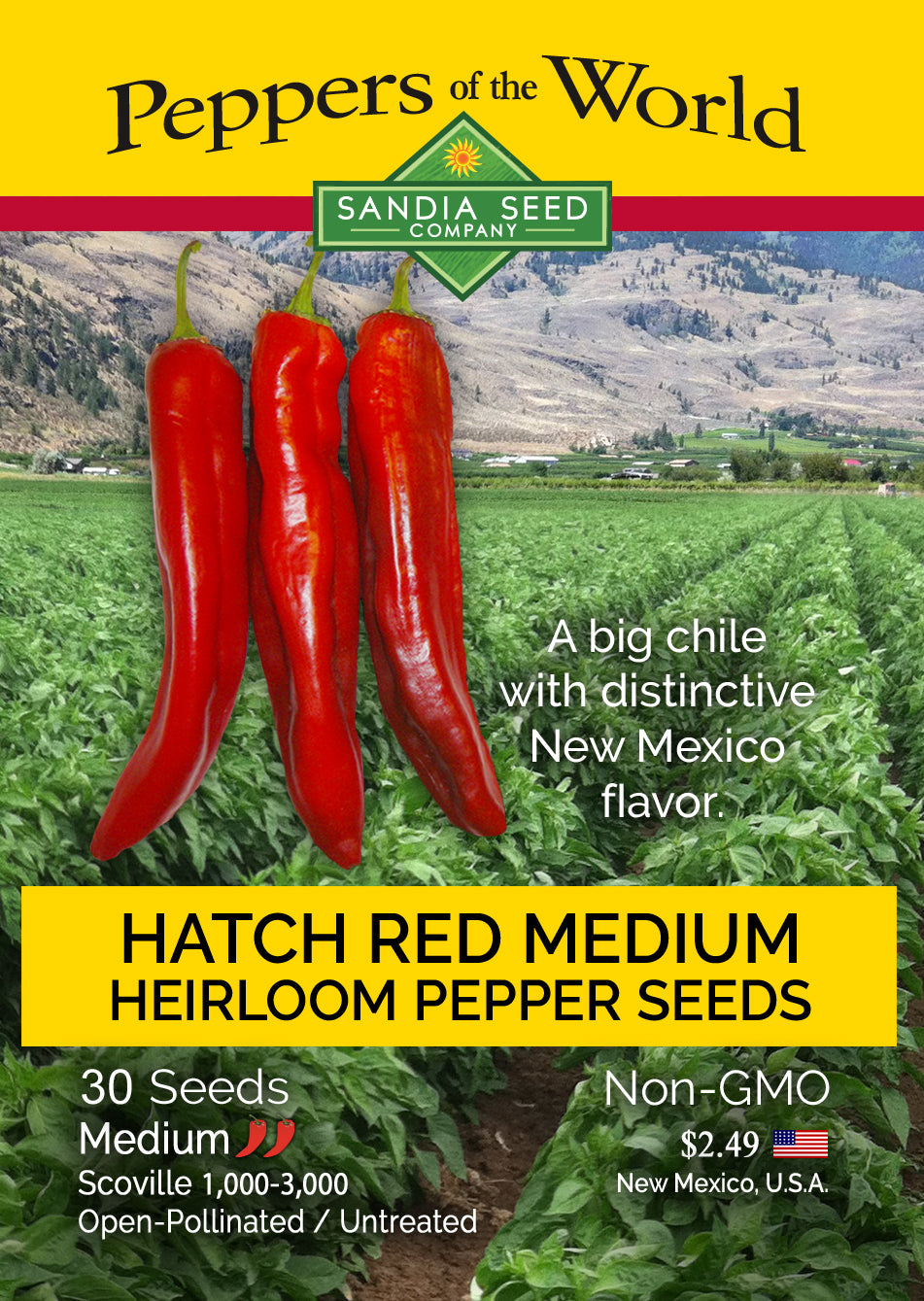 Red Hatch Chile Seeds