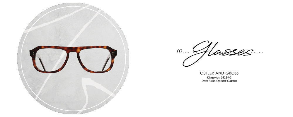 Cutler and Gross Kingsman 0822-V2 Dark Turtle Optical Glasses