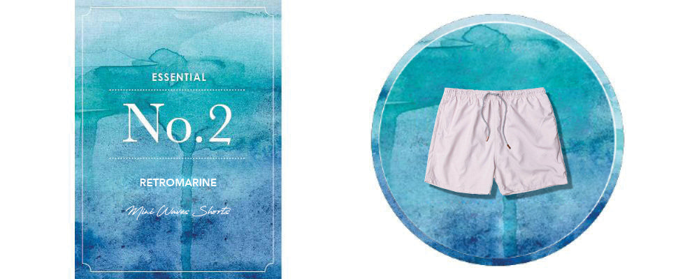 Retromarine Mini Waves Pink Swim Shorts