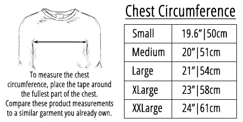 Size Chart Sweaters | The Project Garments