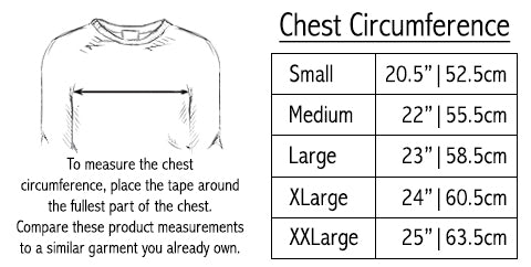 Size Chart - Plain Sweatshirts | The Project Garments