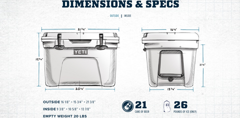 Yeti Tundra 35 Dimensions and Capacity