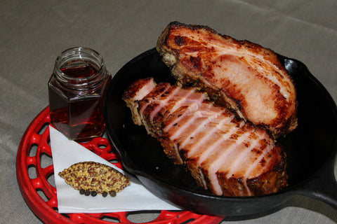 Maple Syrup & Mustard Pork Chops