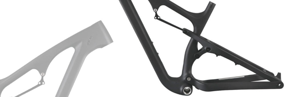 Carbon Full Suspension fat bike Frame SN04