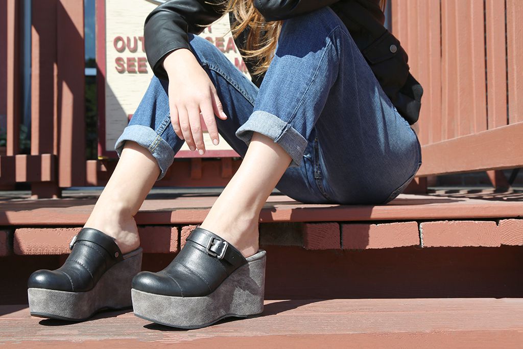 Meet the Journey, comfortable and casual women's platform mules available now from OTBT Shoes.