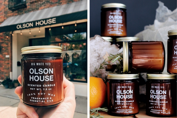 Olson House Custom Scent Candle by Big White Yeti