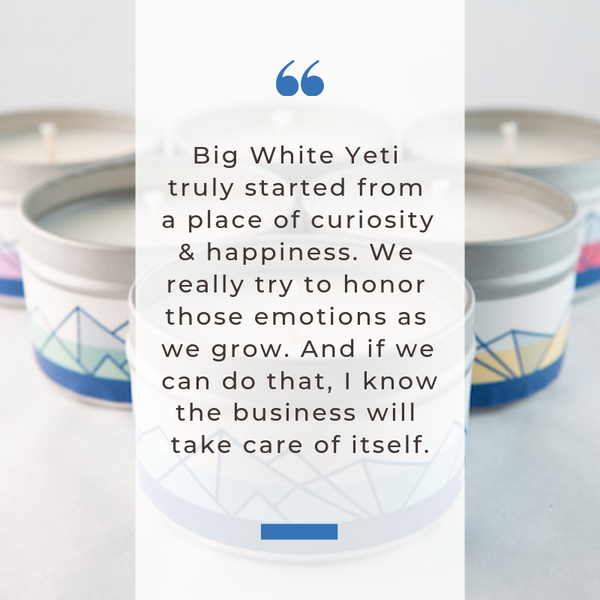 Big White Yeti Katie Weiss Quote